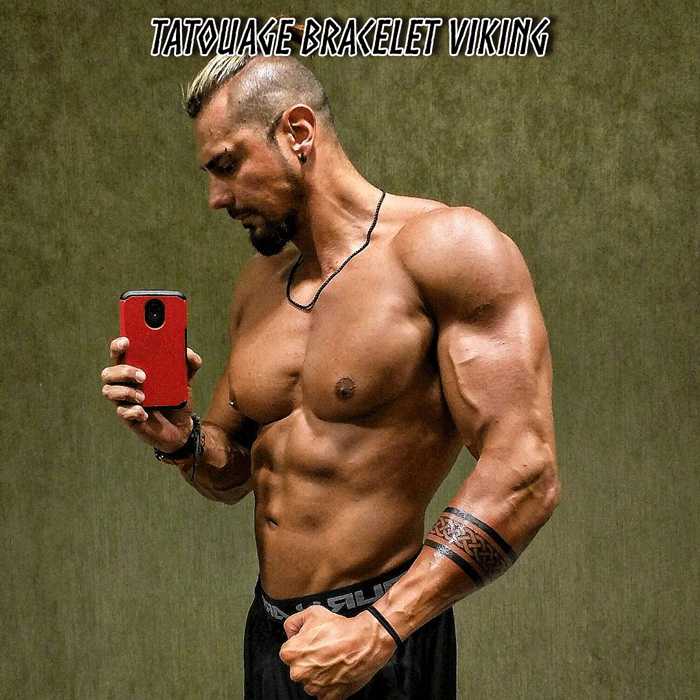 Tatouage bracelet viking