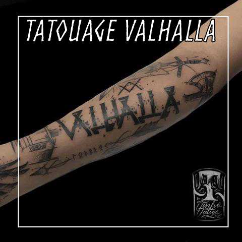 Tatouage Valhalla : Exemples Et Signification