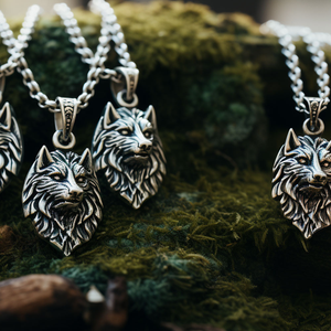 Pendentif Loup Argent