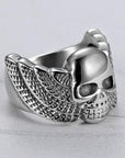 Bague Ailée de Valkyrie en Acier