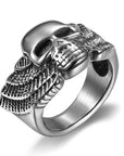 Bague Ailée de Valkyrie en Acier