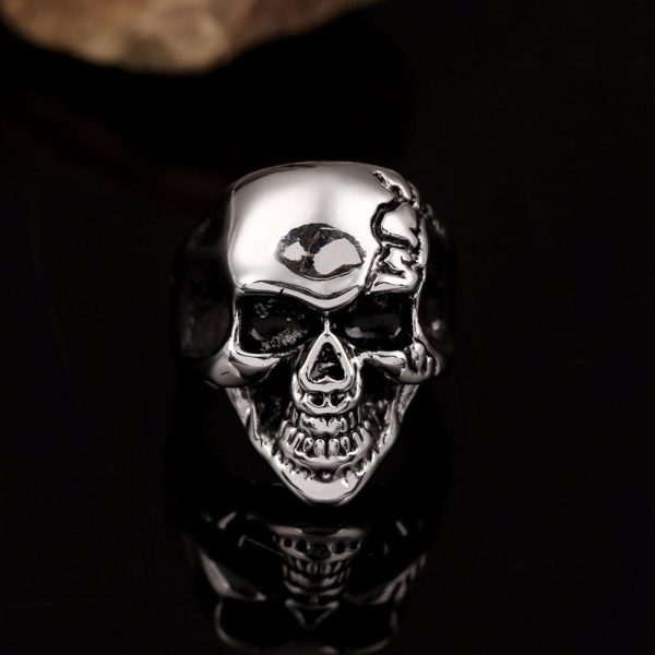 Bague Crâne Au Sourire