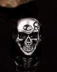 Bague Crâne Au Sourire
