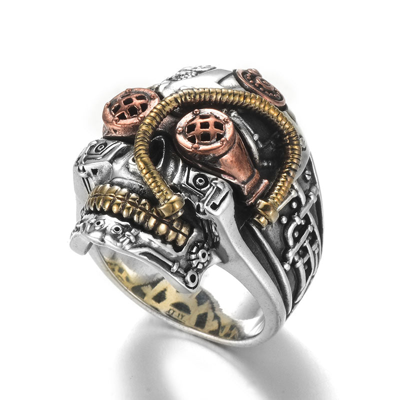 Bague Crâne Steampunk
