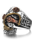 Bague Crâne Steampunk