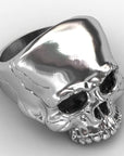 Bague Crâne de Berserker en Acier