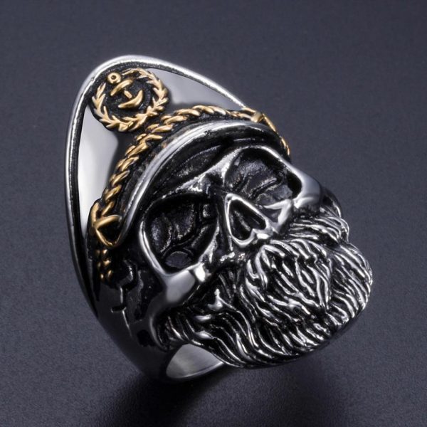 Bague Crâne de Capitaine
