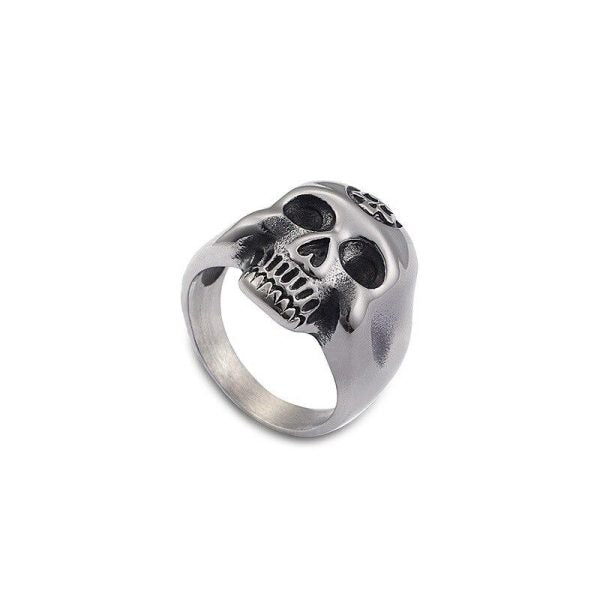 Bague Crâne de Helheim en Acier
