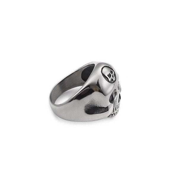 Bague Crâne de Helheim en Acier