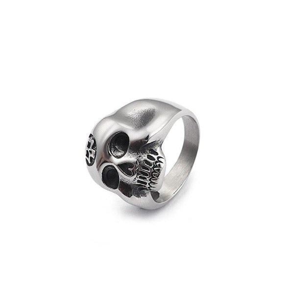 Bague Crâne de Helheim en Acier