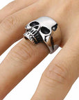 Bague Crâne et Crocs