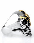 Bague Crâne et Scorpion en Acier