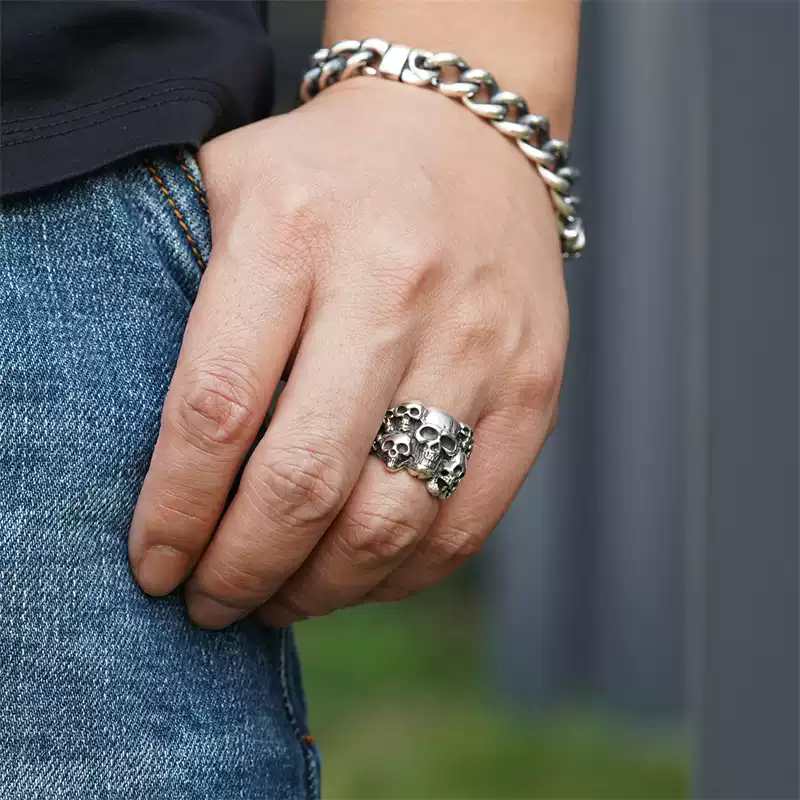 Bague Crânes Maudits