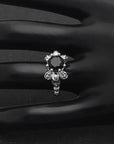 Bague Gothique Odinique en Acier