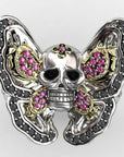 Bague Papillon Et Crâne De Freyja
