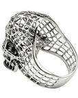 Bague Skull Odin en Acier