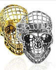 Bague Skull Odin en Acier