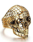 Bague Skull Odin en Acier