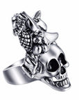 Bague Skull des Valkyries en Acier