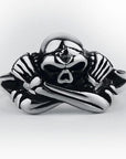 Bague Squelettique de Loki en Acier