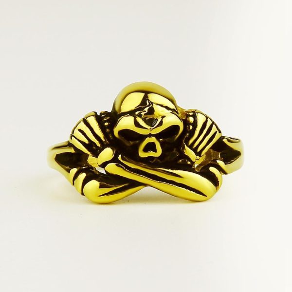 Bague Squelettique de Loki en Acier