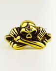 Bague Squelettique de Loki en Acier