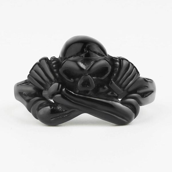 Bague Squelettique de Loki en Acier
