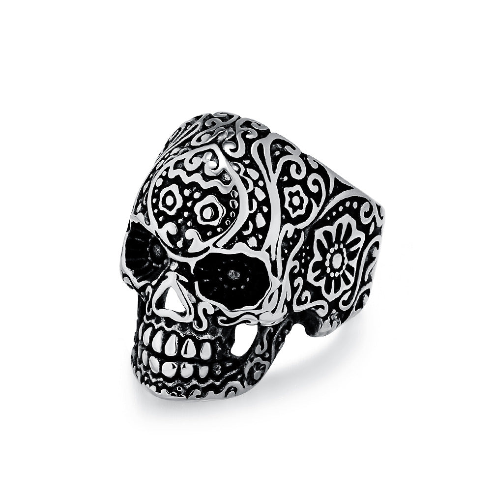 Bague Tête de Mort Abyssale