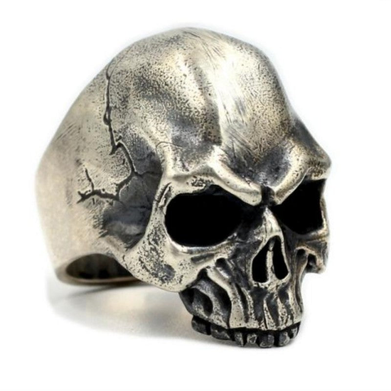 Bague Tête de Mort Antique