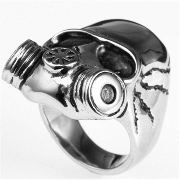 Bague Tête de Mort Cauchemar d’Acier