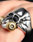 Bague Tête de Mort Cauchemar d’Acier