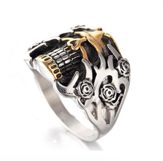 Bague Tête de Mort Démon des Abysses