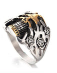 Bague Tête de Mort Démon des Abysses