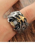 Bague Tête de Mort Démon des Abysses