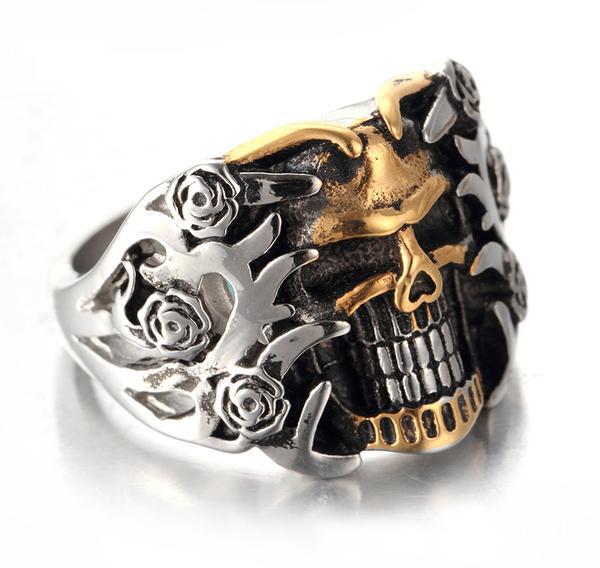 Bague Tête de Mort Démon des Abysses