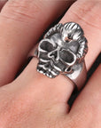 Bague Tête de Mort Destin Brisé