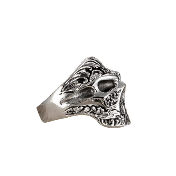 Bague Tête de Mort Éclat Sombre