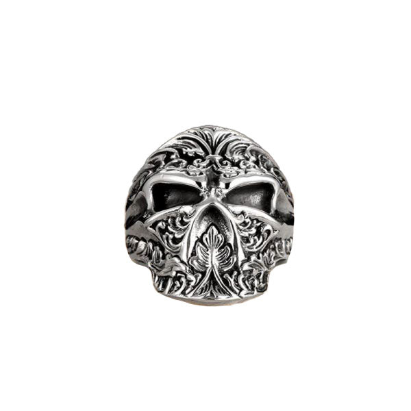 Bague Tête de Mort Éclat Sombre