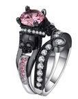 Bague Tête de Mort Éclipse Noire