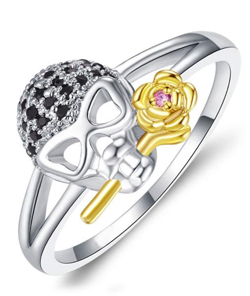 Bague Tête de Mort Élégance Sombre