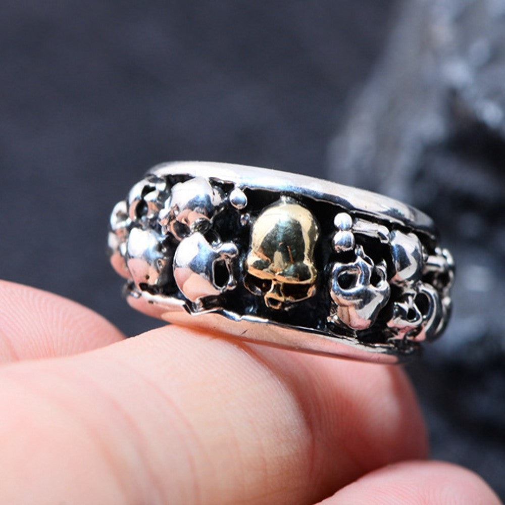 Bague Tête de Mort Encre Éternelle