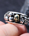 Bague Tête de Mort Encre Éternelle