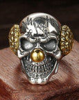 Bague Tête de Mort Enragée