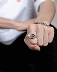 Bague Tête de Mort Forge d’Ombres