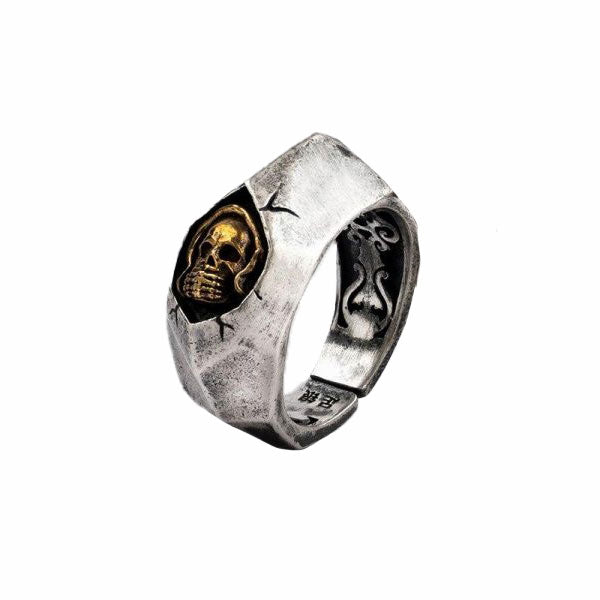 Bague Tête de Mort Forge d’Ombres