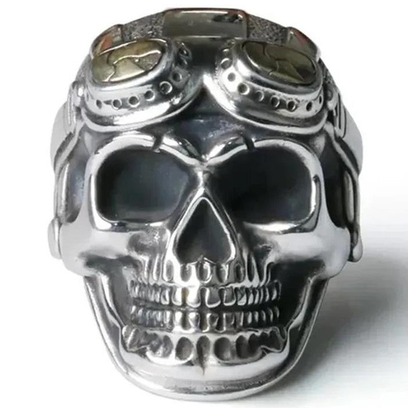Bague Tête de Mort Héritage d’Acier