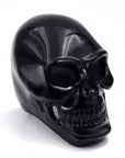 Bague Tête de Mort Noir en Acier