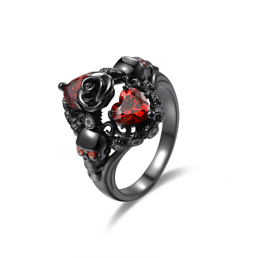 Bague Tête de Mort Ombre Sauvage
