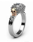Bague Tête de Mort Ombre et Lumière
