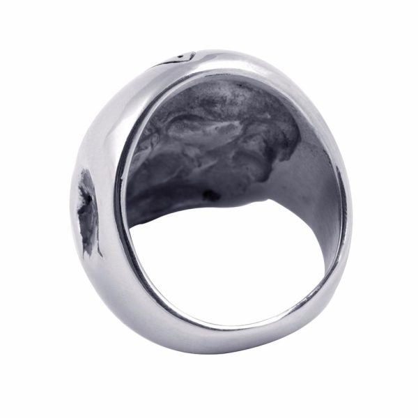 Bague Tête de Mort Runique